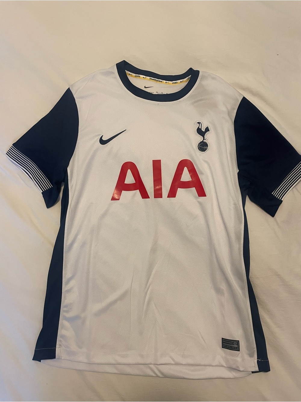 Nike Tottenham Hotspur Adult XL White & Navy Soccer Jersey